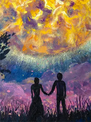 噩梦中惊醒的我被吓哭了